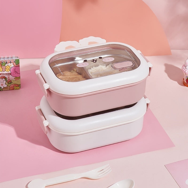 Süßes Tierdesign Mehrfach-Compartment Bento Box