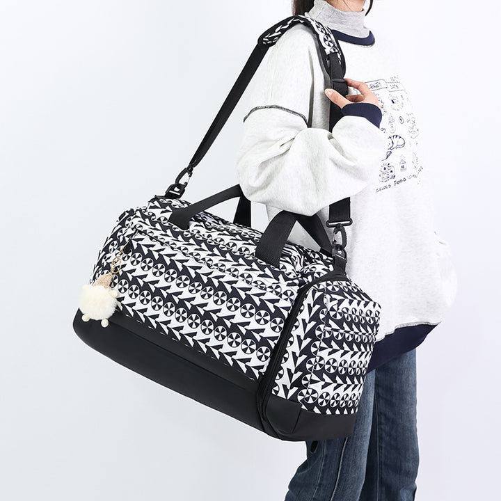 Stylische gemusterte Wochenend-Duffel-Tasche Karnz