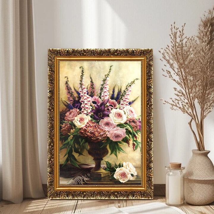 Vintage Blumen Kunstwerk