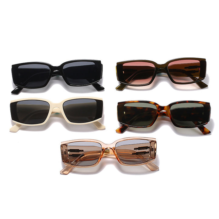 Modische Weitbeinige Sonnenbrille Karnz