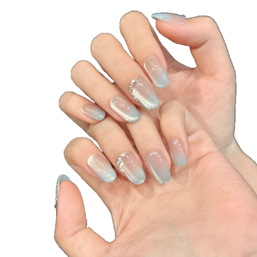 Ombre Glitter Press-On Nägel