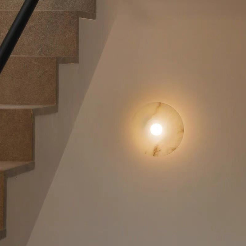 Elegante Marmor Wandleuchte