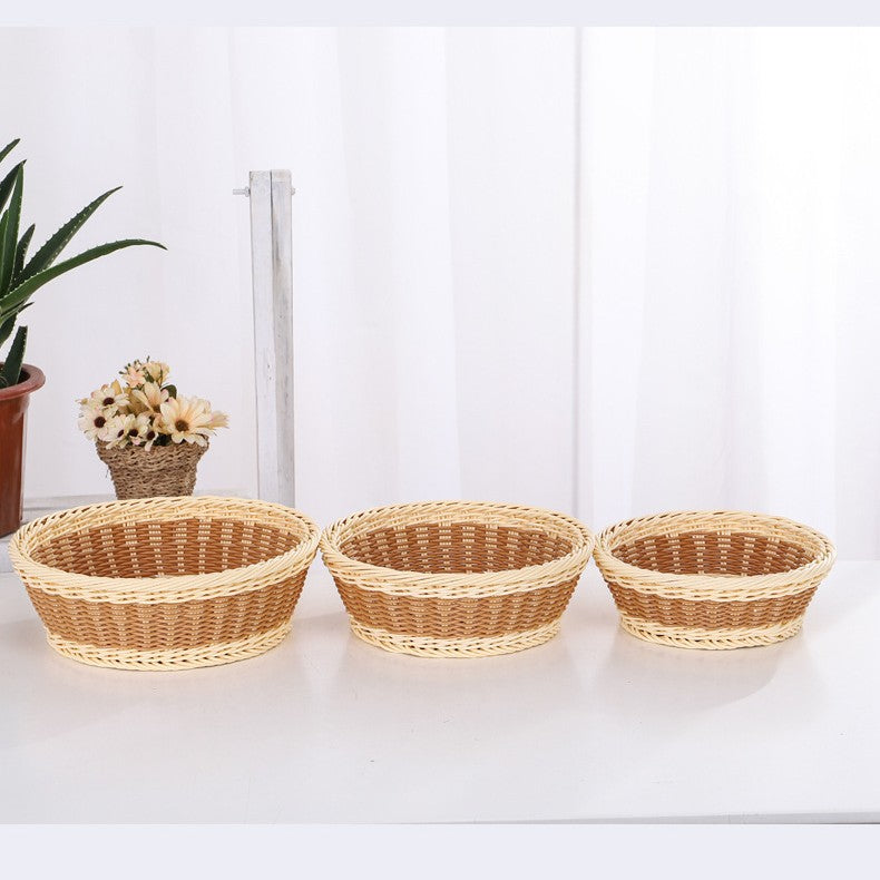 Unisex Aufbewahrungskörbe aus geflochtenem Material Karnz