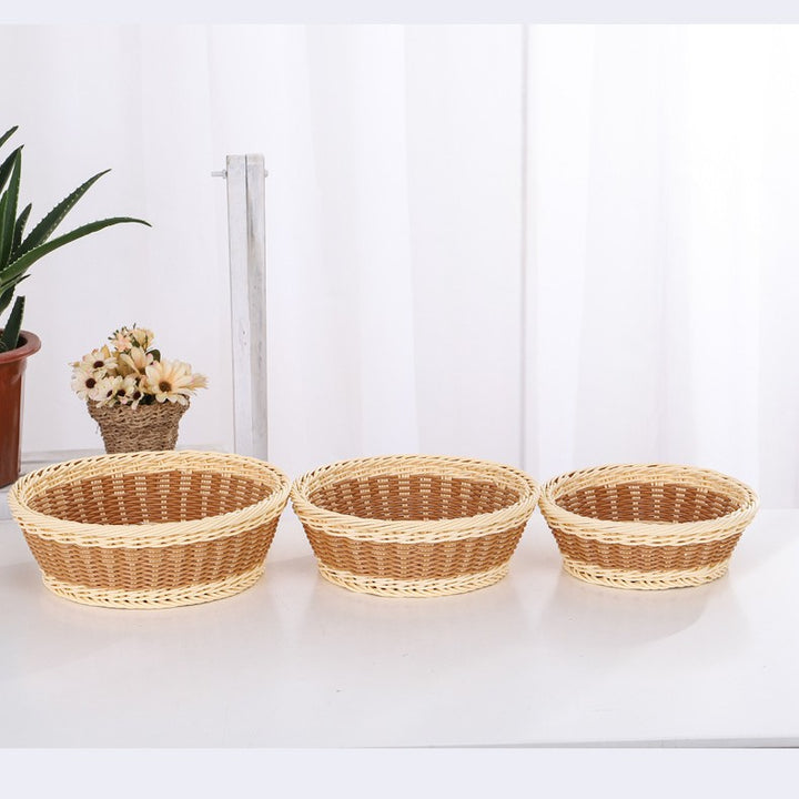 Unisex Aufbewahrungskörbe aus geflochtenem Material Karnz