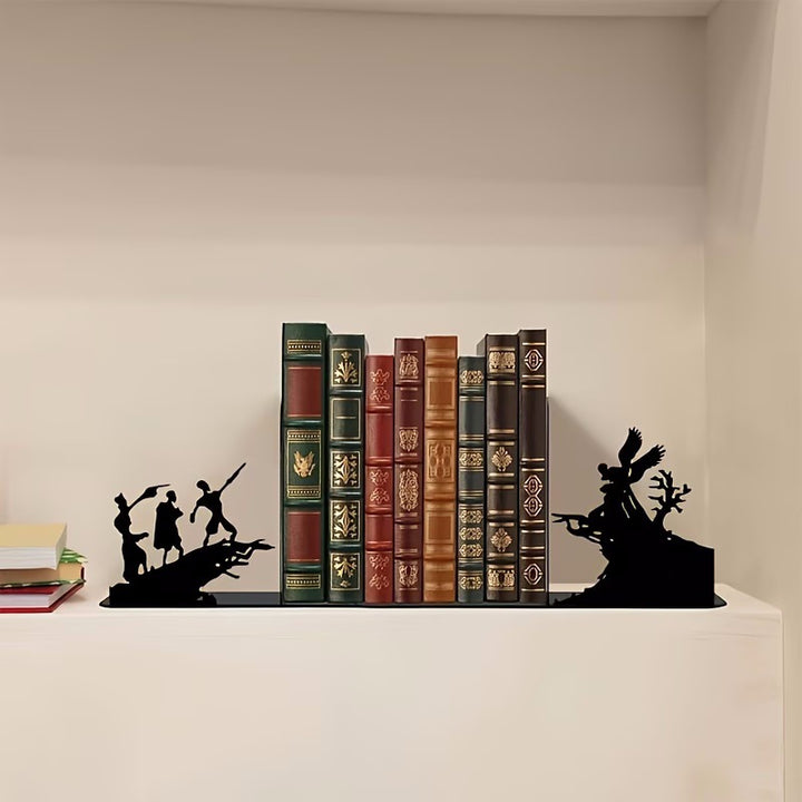 Künstlerische Buchstützen