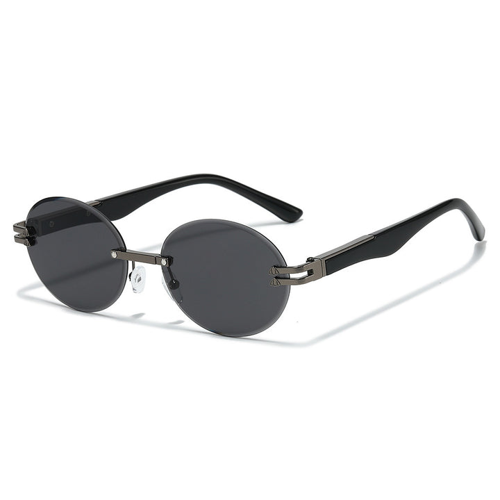 Stylische runde Rahmen-Sonnenbrille Karnz