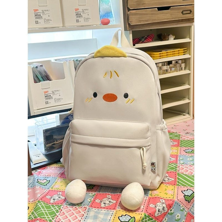 Kreativ Gestalteter Rucksack mit Plüschigen Applikationen Karnz