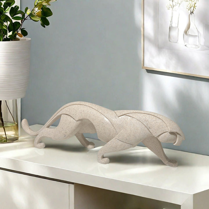 Künstlerische Panter Skulptur Karnz
