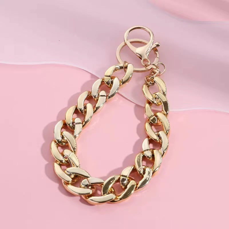 Bunter Ketten-Schlüsselanhänger Halter Karnz