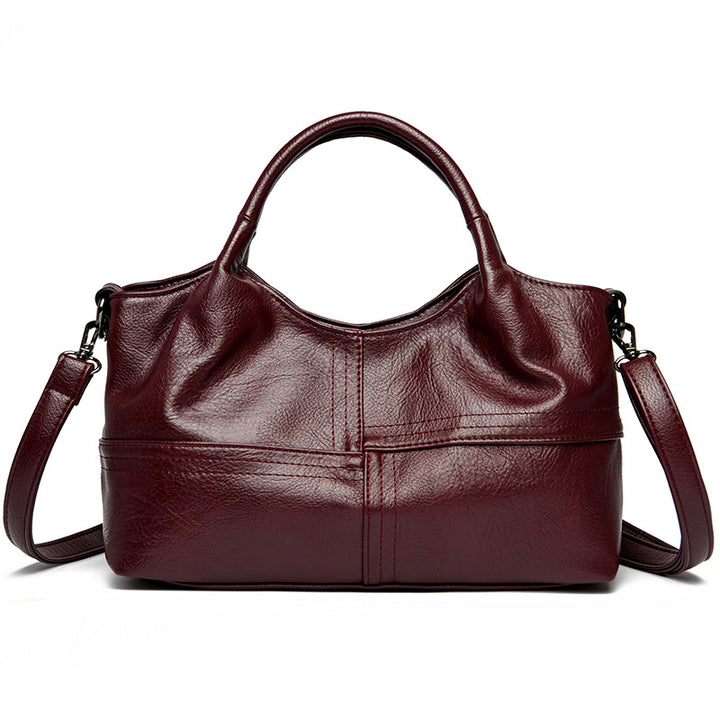 Klassische Kunstleder Handtasche Karnz