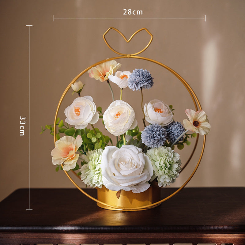 Elegante dekorative Blumenpräsentation