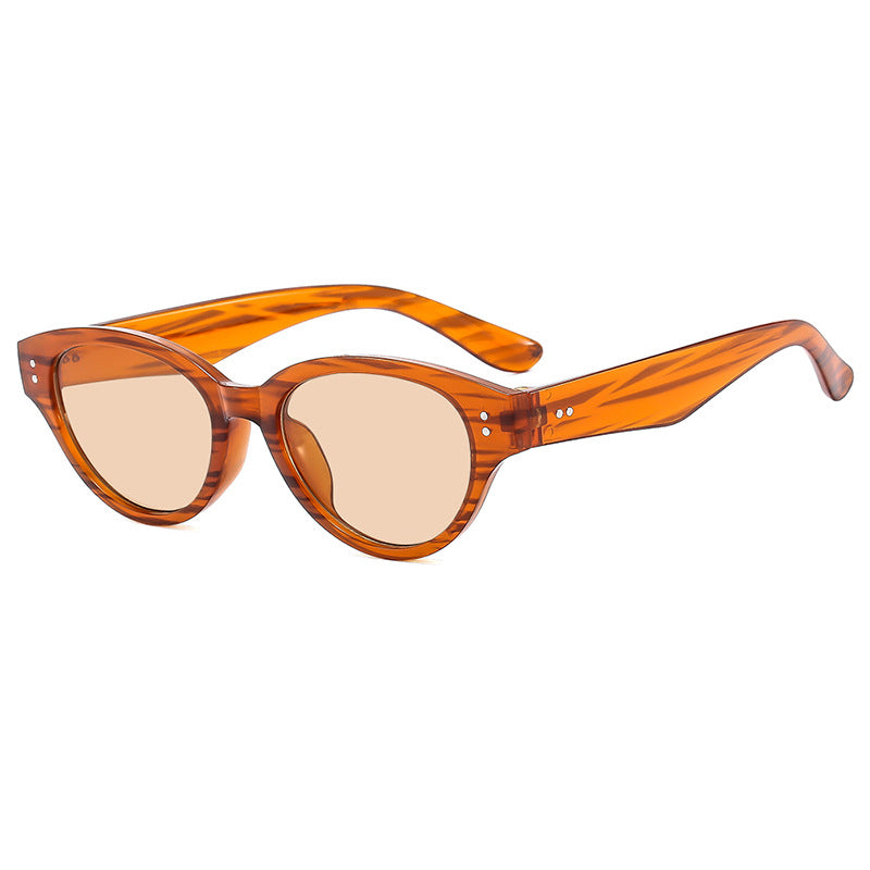 Damen Cat-Eye Sonnenbrille mit robustem Rahmen und polarisierenden Gläsern Karnz