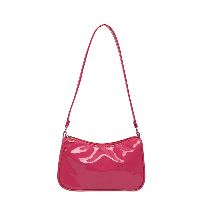 WoGlossy Texturiertes Handheld Crossbody Bag Karnz