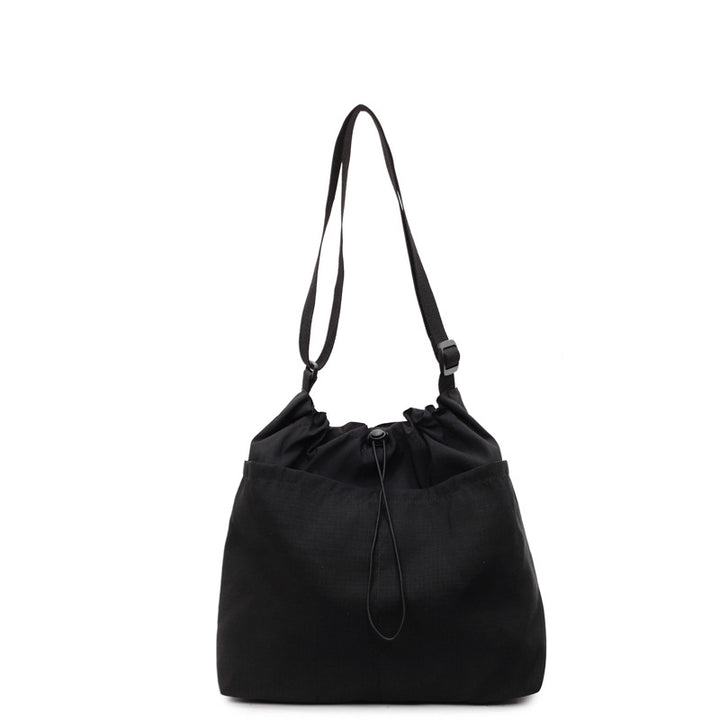 Kordelzugverschluss Utility Schultertasche