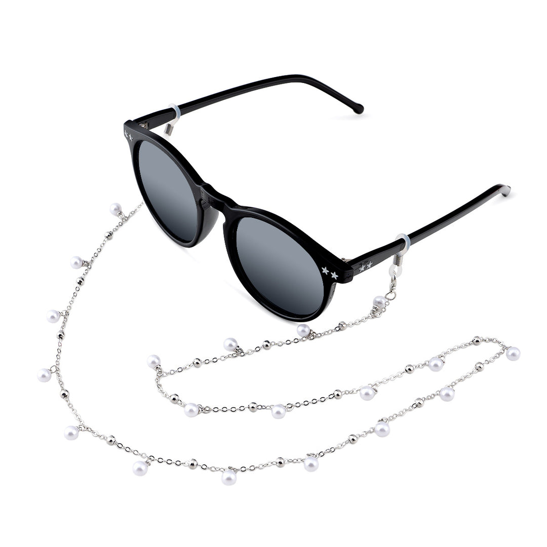 Elegante Perlen Brillen Kette Karnz