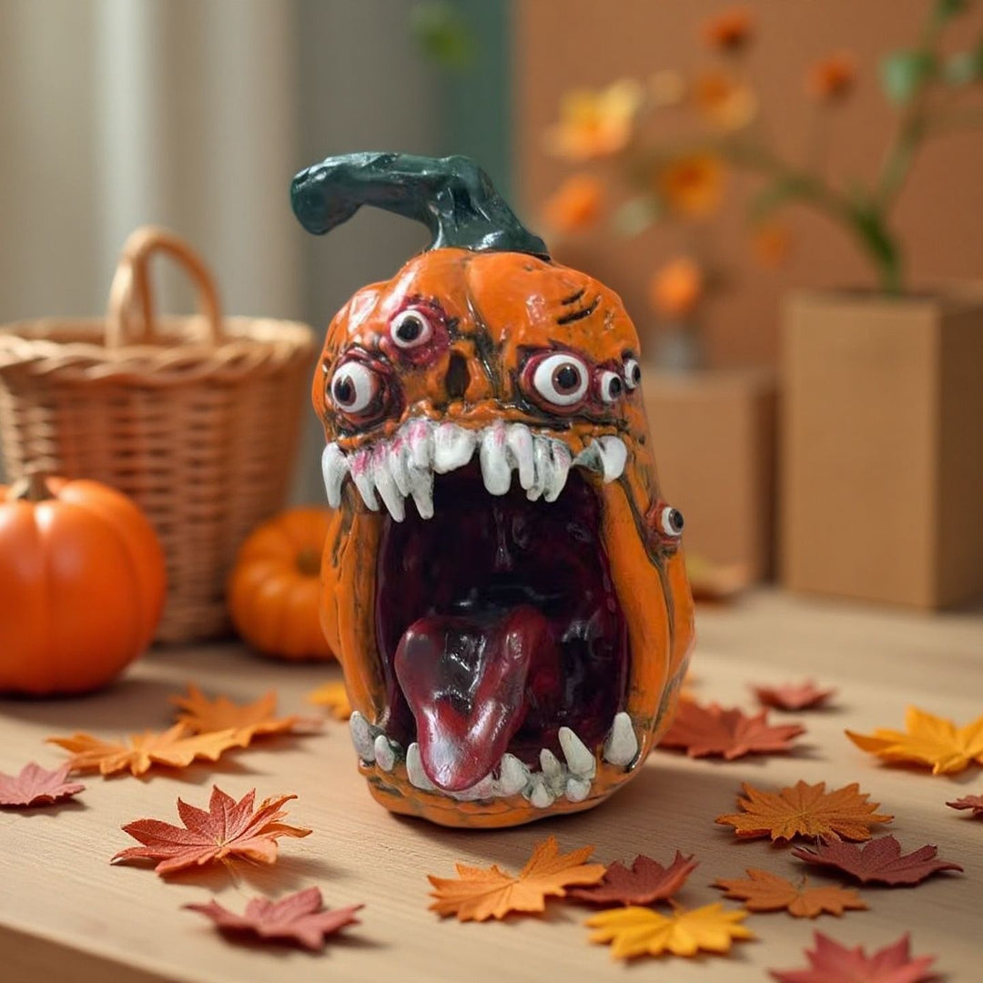 Gruselige Kürbisfigur Karnz