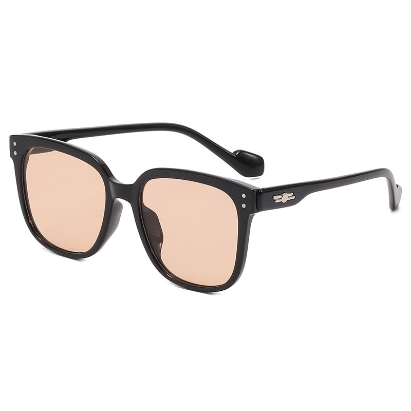 Damen stylische rechteckige Brille Karnz