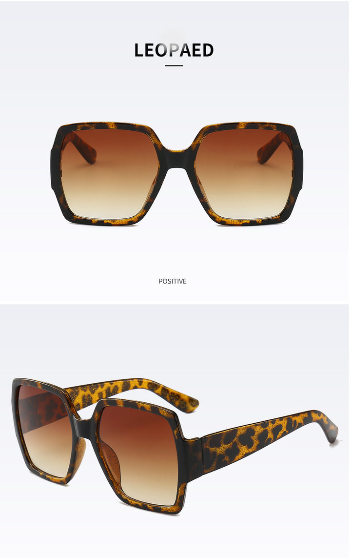 Funkelnde geometrische Rahmen Sonnenbrille Karnz