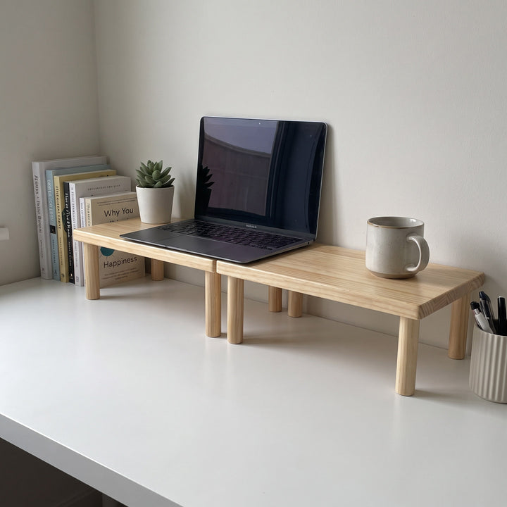 Massiv Buchenholz Gewindete Runde Möbelbeine Set für Sofa Tisch Schrank