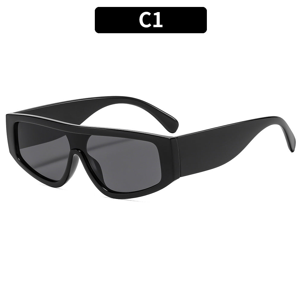 Futuristische Architektur Schild Sonnenbrille