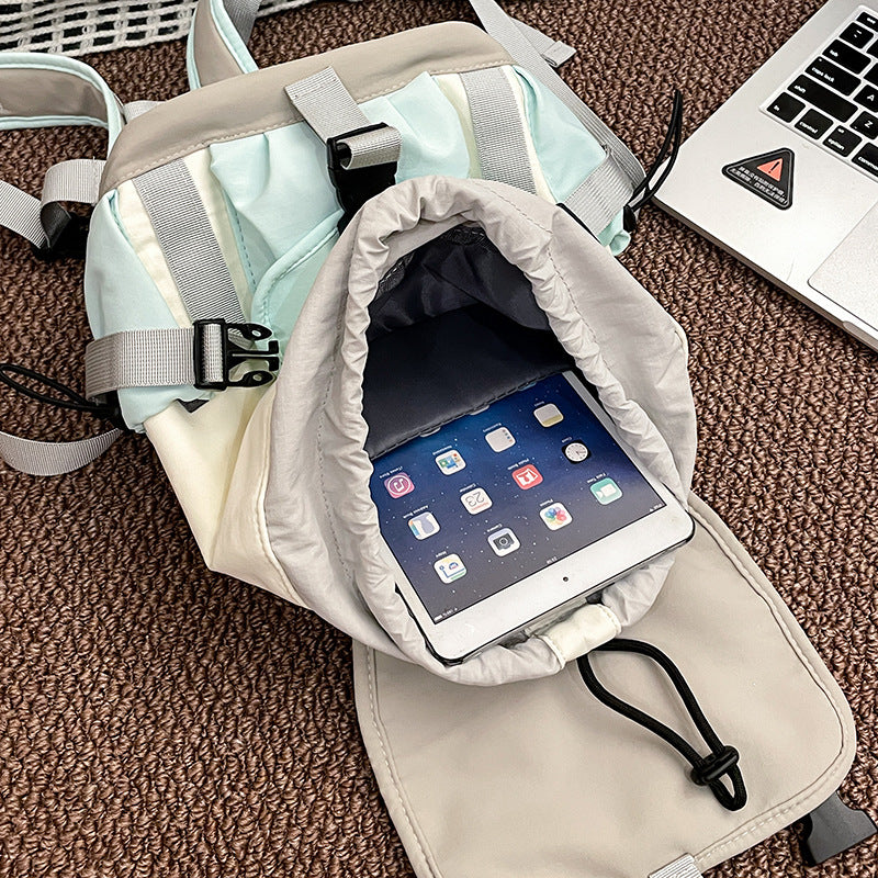 Modischer Mehrfach-Taschen Rucksack Karnz