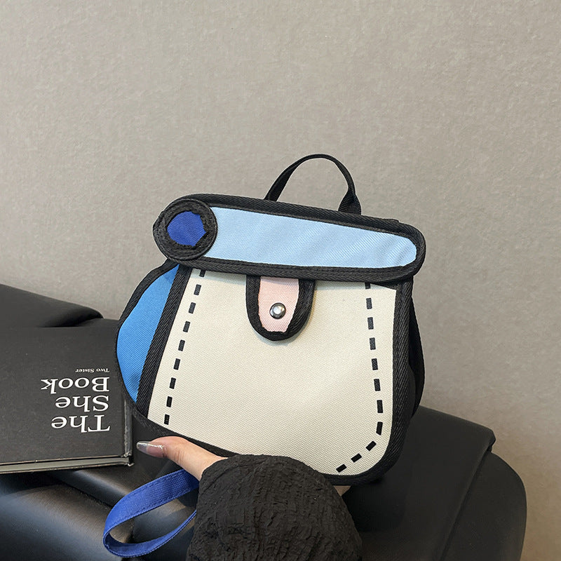 Trendiger Cartoon-Stil Mini-Rucksack Karnz