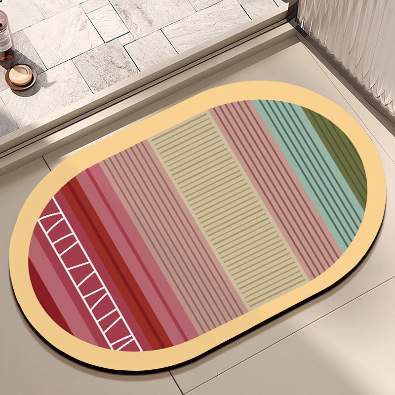 Geometrisch gemusterter Teppich Karnz