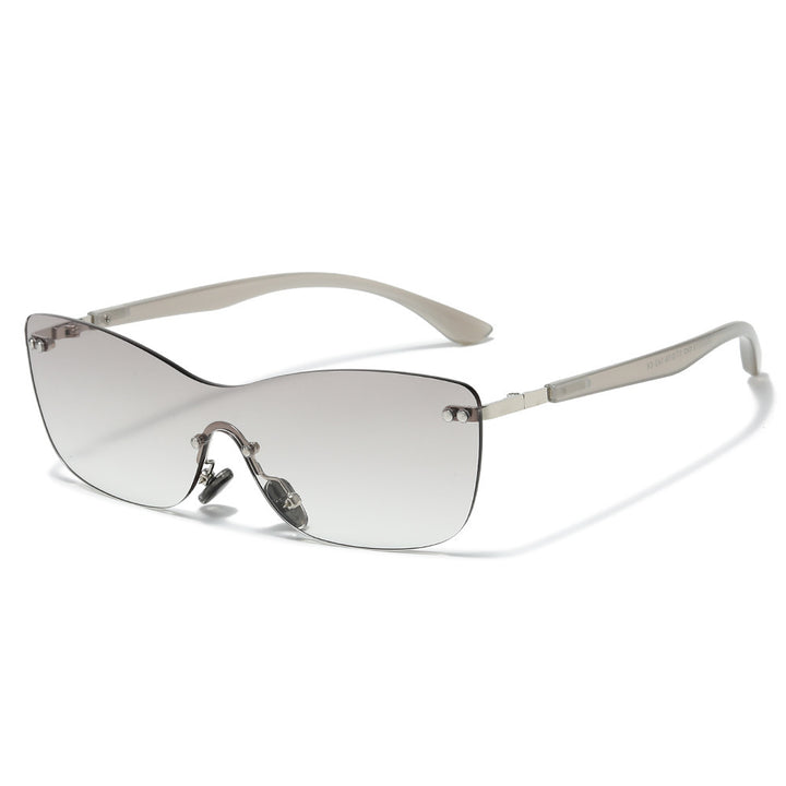 Modische Übergröße Cat-Eye Sonnenbrille Karnz