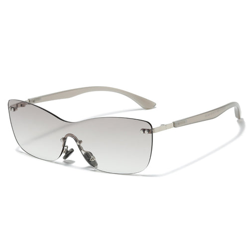 Modische Übergröße Cat-Eye Sonnenbrille Karnz