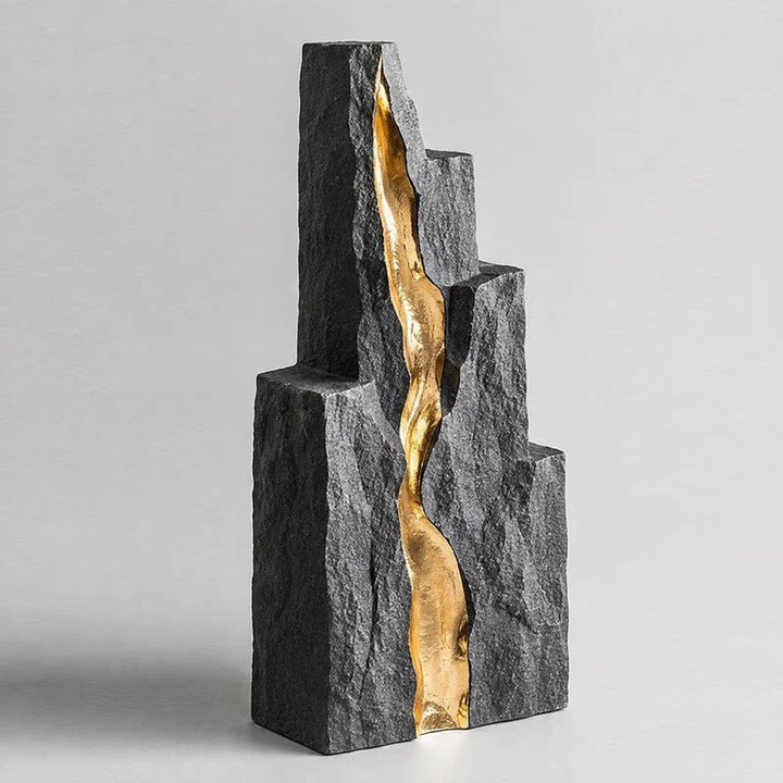 Abstrakte Ziggurat Dekorative Skulptur