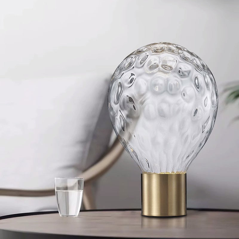 Künstlerische Glas Tischlampe