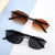 Damen elegante quadratische Sonnenbrille Karnz