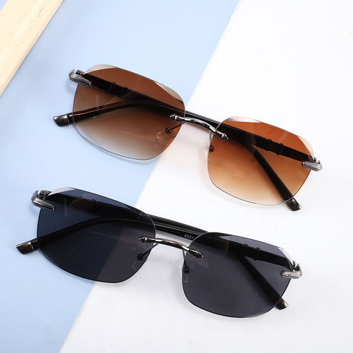 Damen elegante quadratische Sonnenbrille Karnz