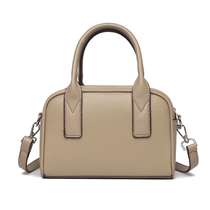Texturiertes Leder Mini Handtasche Karnz