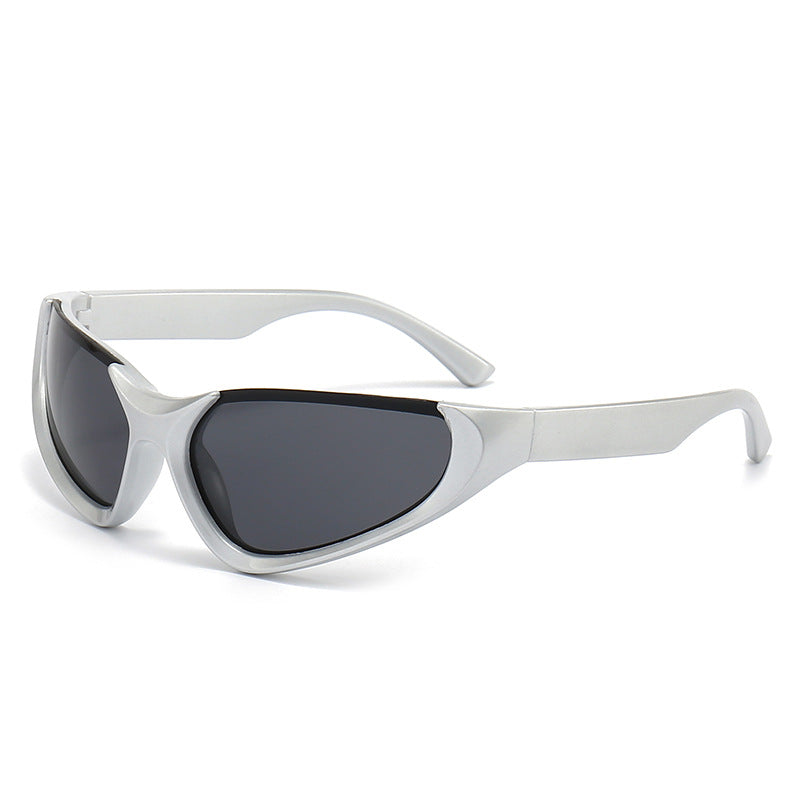Damen sportive Sonnenbrille mit aerodynamischem Design Karnz