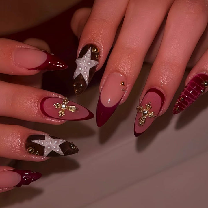 Elegante Gel-Nagelkunstverlängerungen Karnz