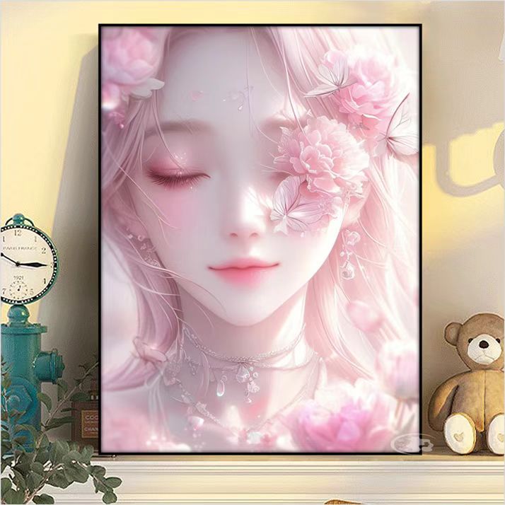 Ethereal Floral Fantasy Art Print Karnz