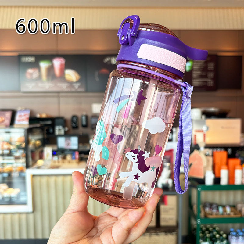 Damen Kindgerechte Trinkflasche mit Dinosaurier-Motiv Karnz