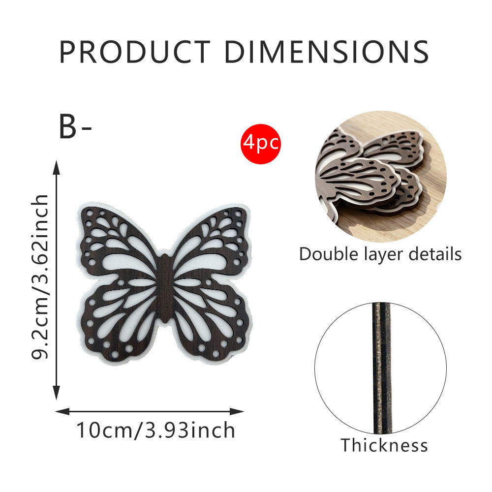 Dekorative Schmetterling Holzfigur Karnz