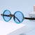 Damen Extravagante runde Sonnenbrille Karnz