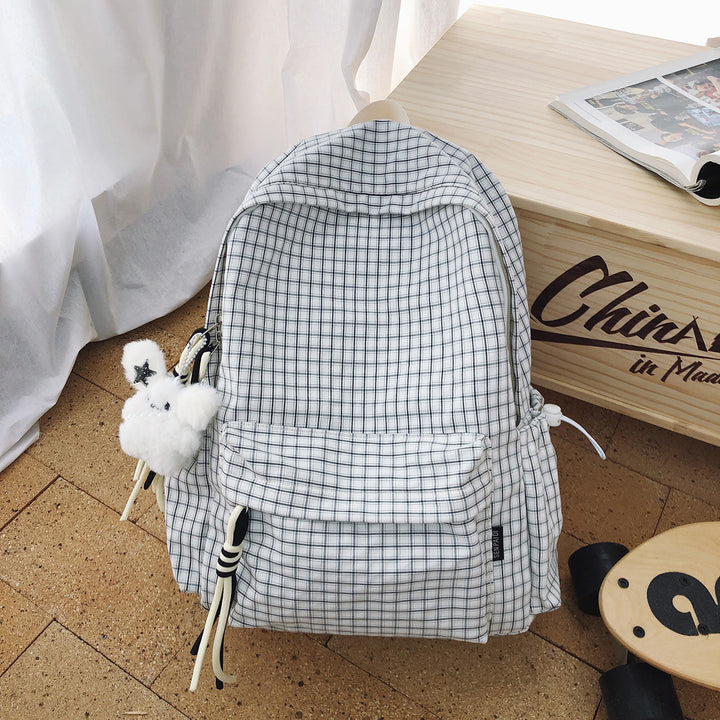 Gepunktetes Muster Canvas Rucksack