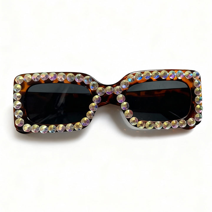 Dekorativer mit Strass besetzter Sonnenbrille Karnz