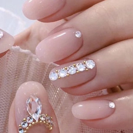 Elegantes eingebettetes Strass Nagelkunst Kit
