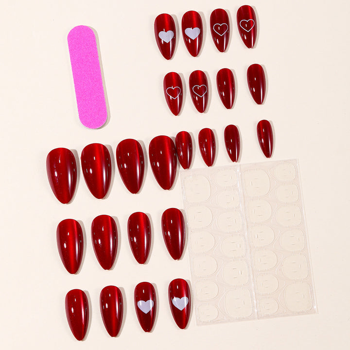 Herz Design Gel Nagelkunst Set Karnz