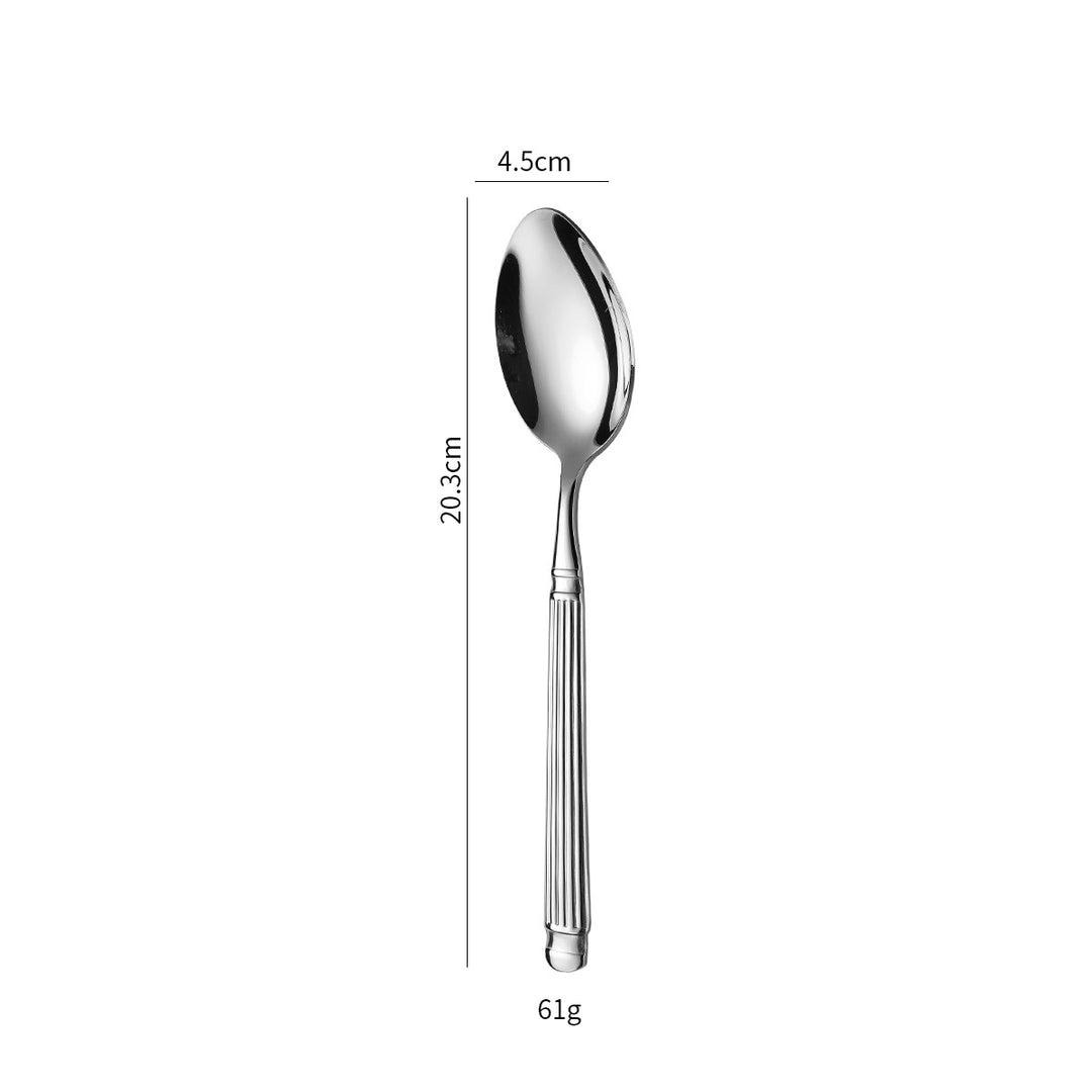 Eleganter Dessertlöffel mit Exklusivem Oberflächendesign Karnz