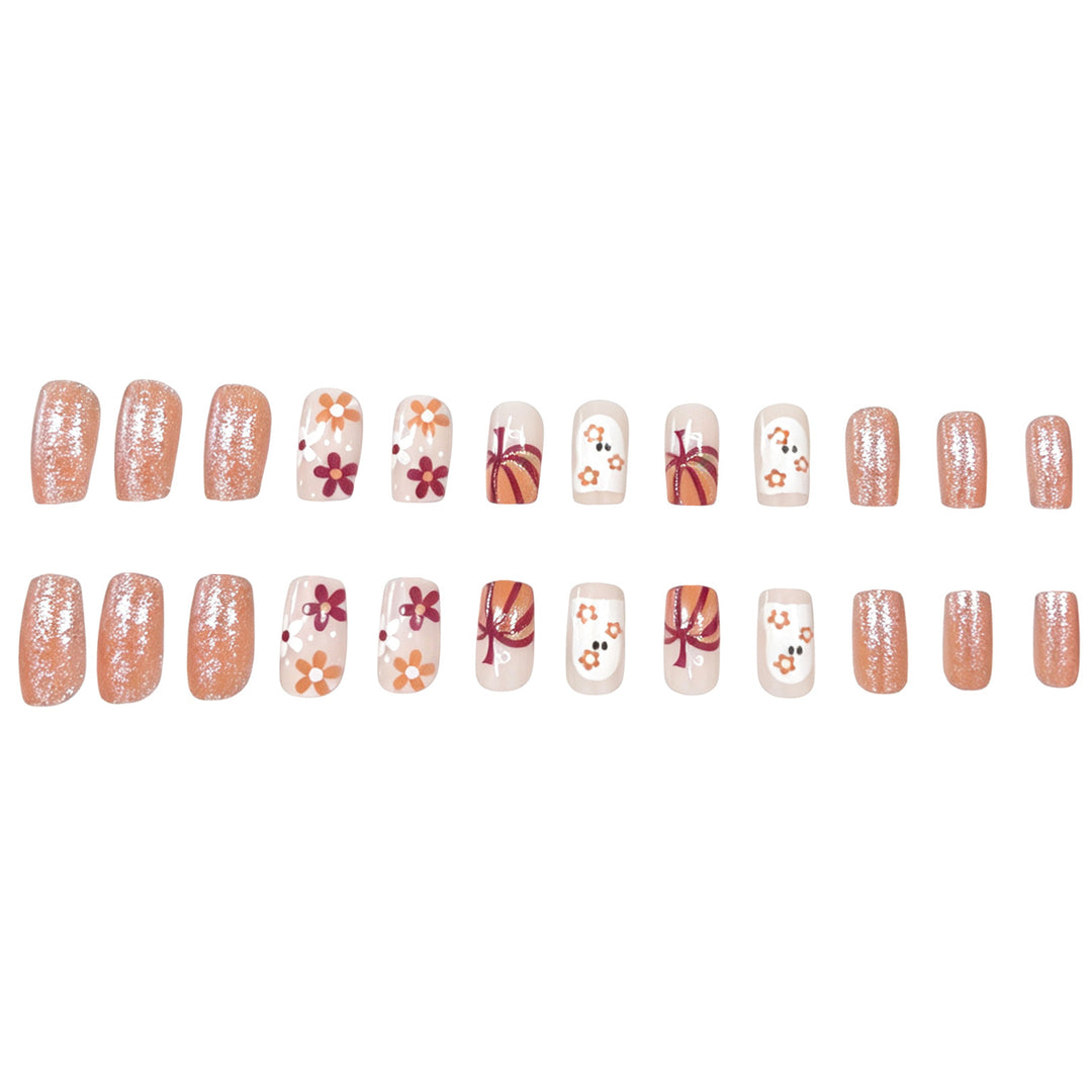 Festliches herbstliches Nagelkunst-Set Karnz