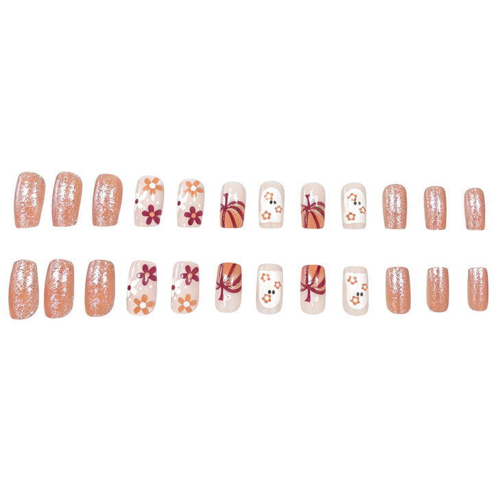 Festliches herbstliches Nagelkunst-Set Karnz