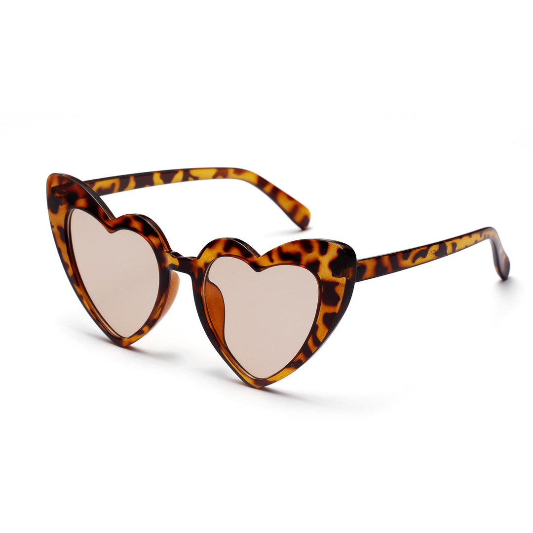 Damen Herzförmige Sonnenbrille Karnz