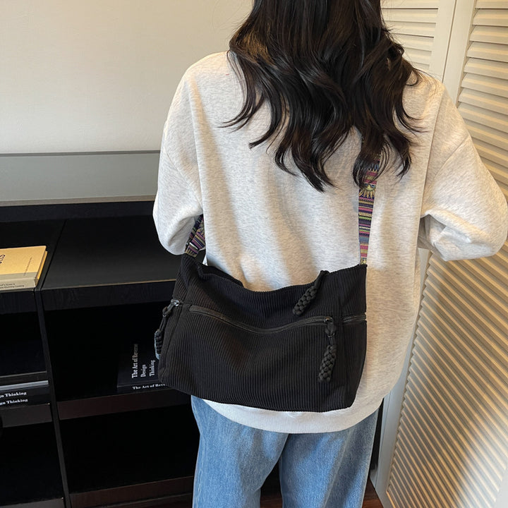 Stylische Bohemian Utility Schultertasche