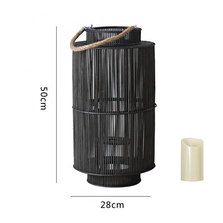 Dekorative Rattan-Laterne Karnz